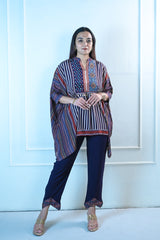 Indigo Mosaic Kaftan set