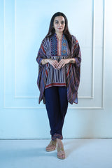 Indigo Mosaic Kaftan set