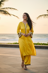 Yellow Kurta - Beach Promenade