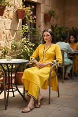 Yellow Kurta - Cafe Terrace