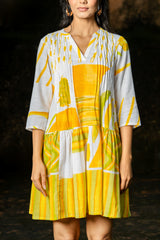 Yellow Boho Dress
