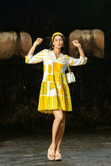 Yellow Boho Dress
