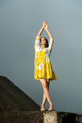 Yellow Boho Dress
